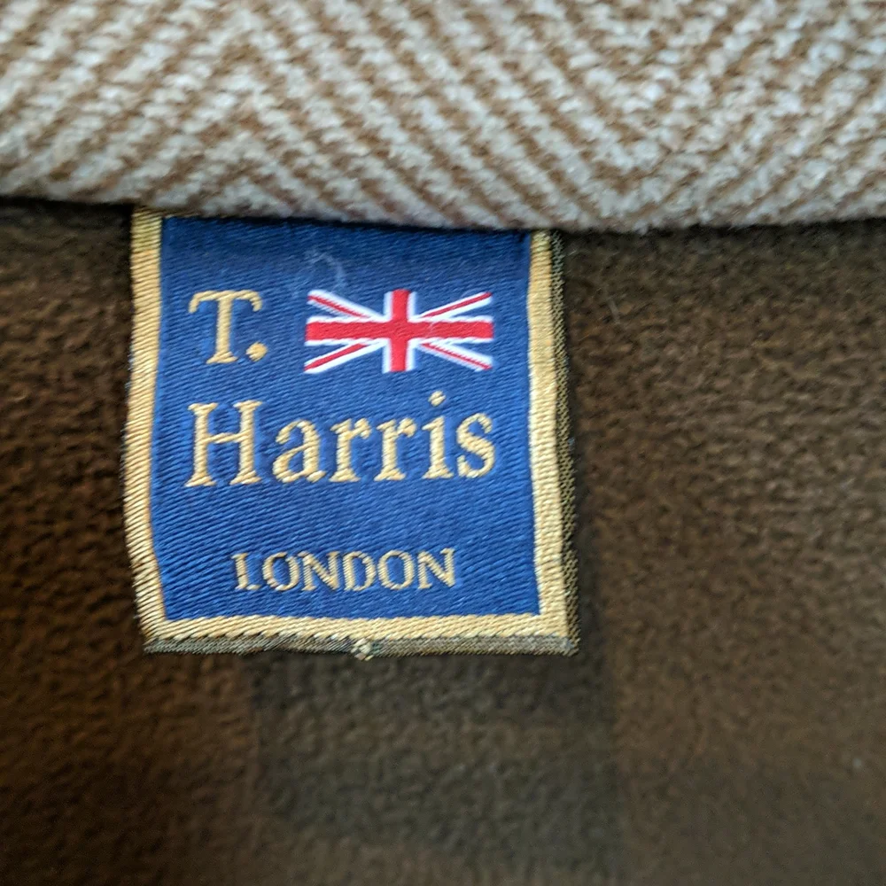T. Harris, quarter zip fleece sweater. Size Lg